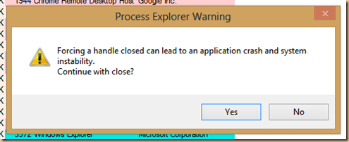 Finding out which process is locking a file or folder in Windows? Or Deleting a locked file in windows!